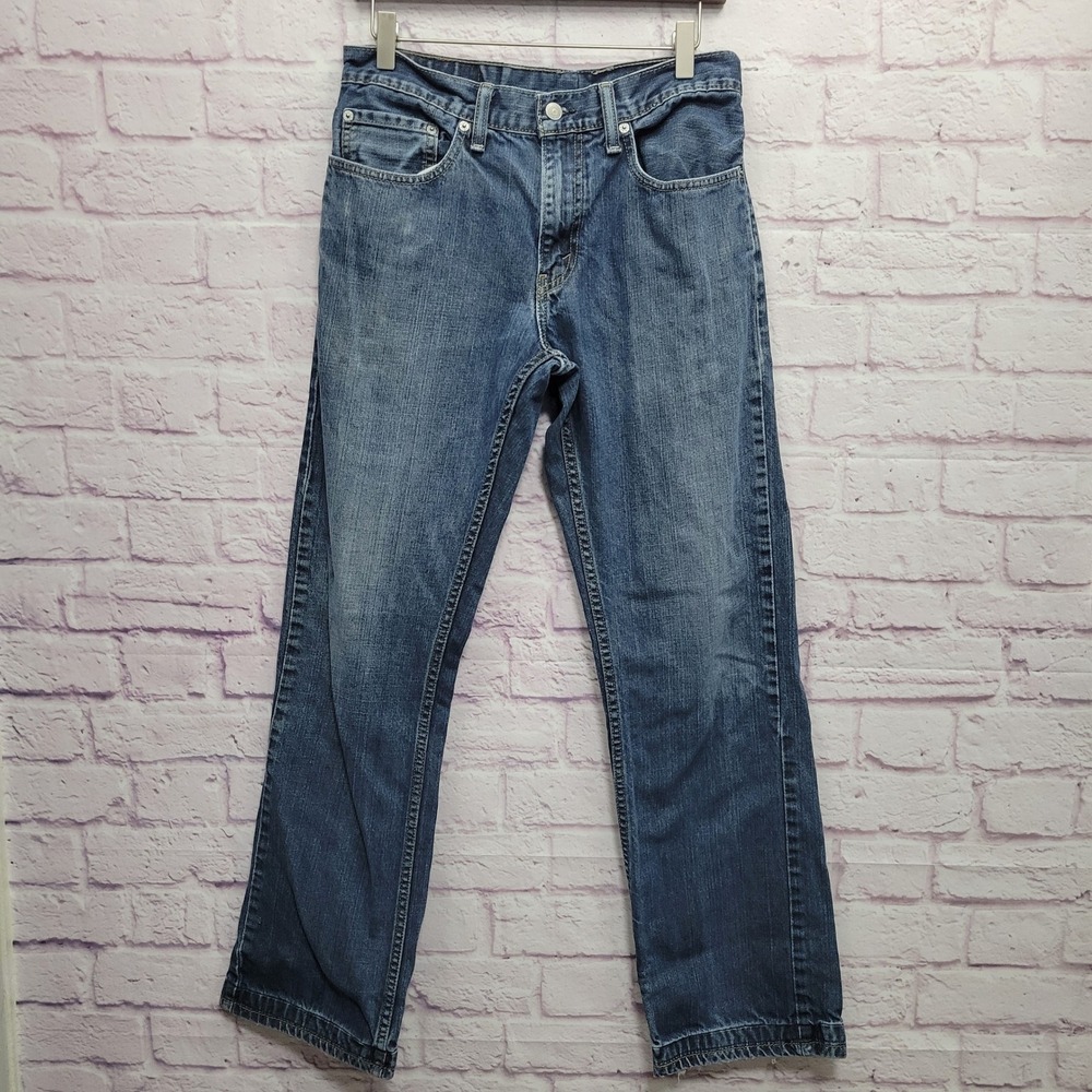 Levi's 559 Relaxed Straight Leg Jeans Hemmed Mens Fits 32x32 Workwear *READ